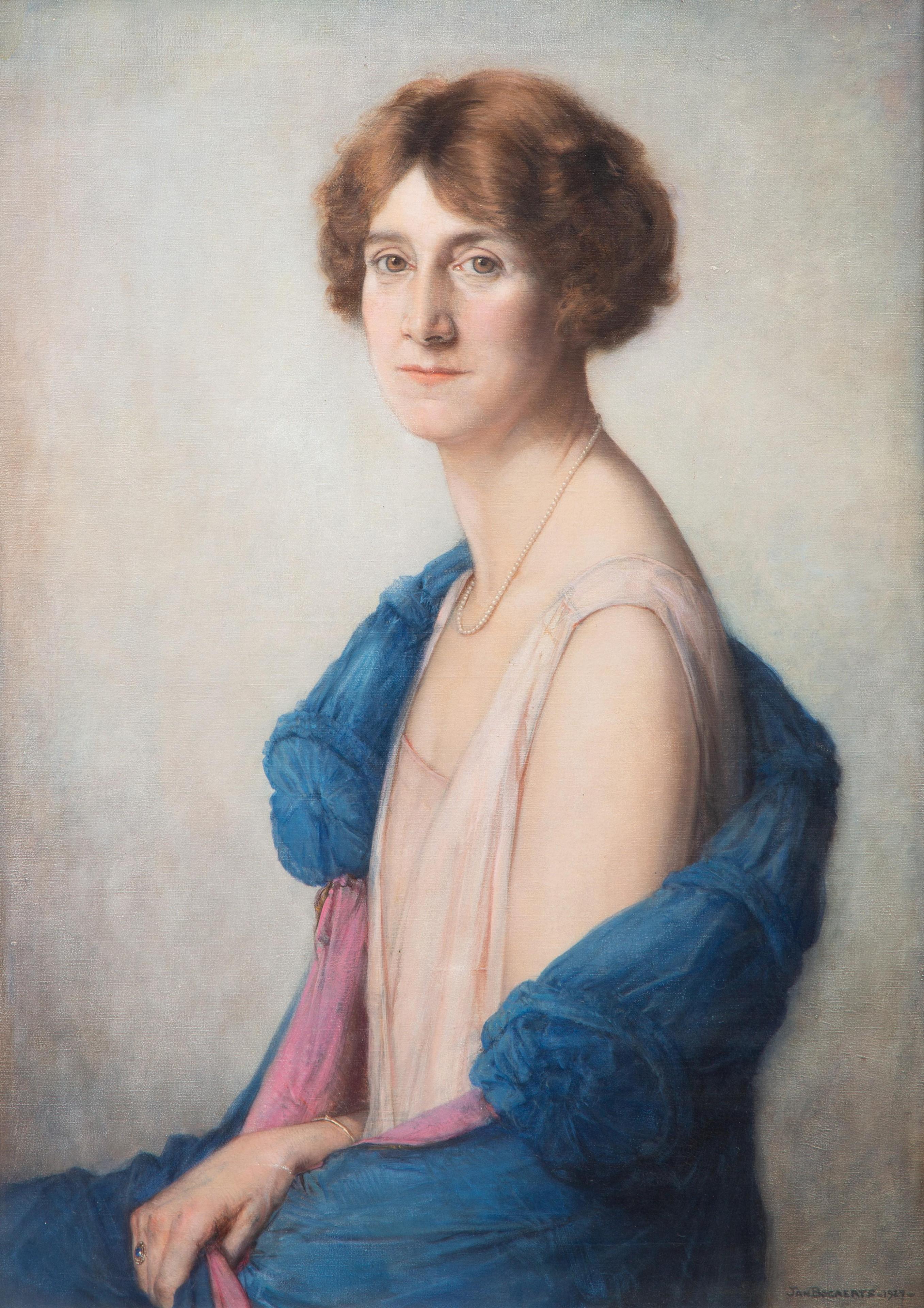 A fashionable portrait of Hilda Winifred Scales, wife of art collector Mr. Paul Rijkens