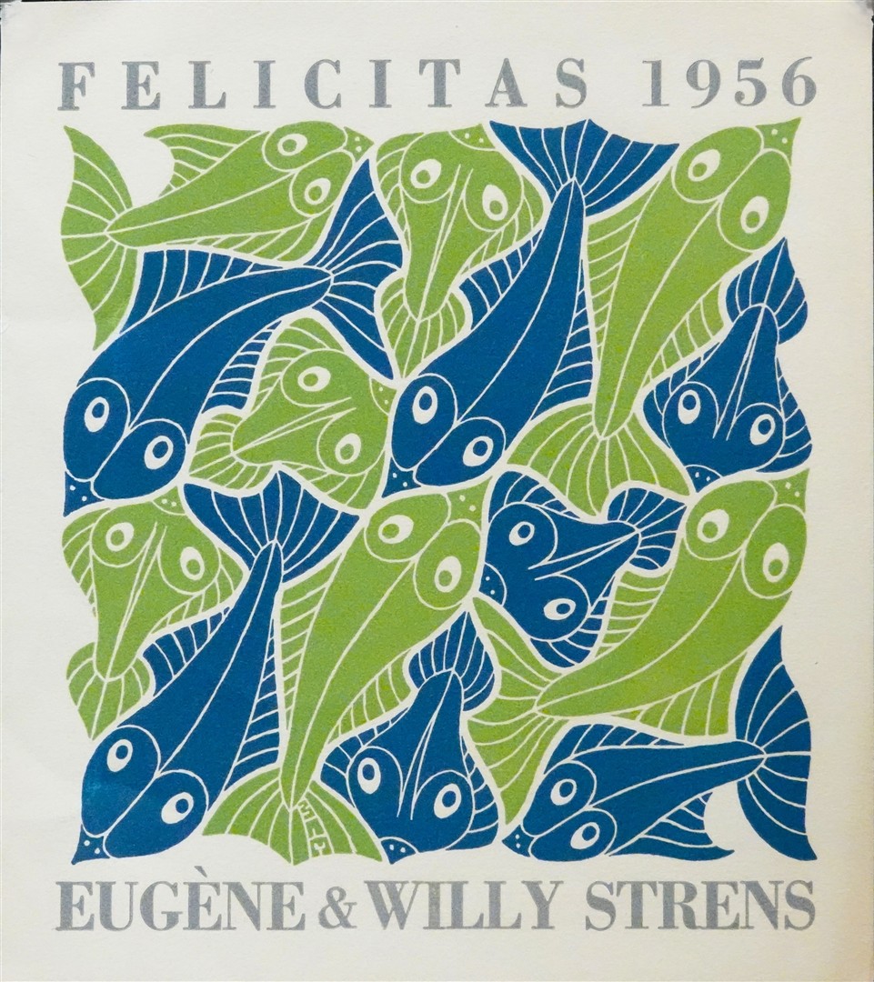 Water, Nieuwjaarswens 1956