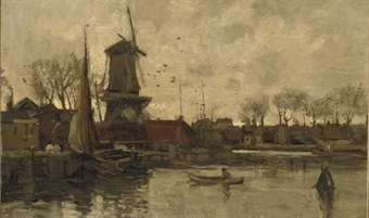 By the windmill