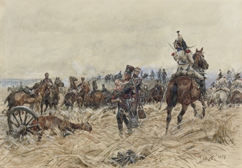 On the battlefield